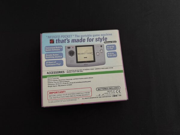 Neo Geo Pocket Platinum Silver - immagine 2